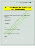 SOA - Exam Questions And Answers &vert;Latest 2025 &vert; Guaranteed Pass