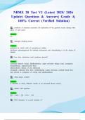 NBME 28 Test V2 &lpar;Latest 2025&sol; 2026 Update&rpar; Questions & Answers&vert; Grade A&vert; 100&percnt; Correct &lpar;Verified Solution&rpar;