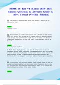 NBME 28 Test V1 &lpar;Latest 2025&sol; 2026 Update&rpar; Questions & Answers&vert; Grade A&vert; 100&percnt; Correct &lpar;Verified Solution&rpar;