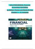 Test Bank and Solutions Manual for Financial Accounting
