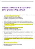 2025 DEAL PACKAGE DEAL>> ALL ABOUT WGU C214 &vert;&vert; WGU C214 FINANCIAL MANAGEMENT OA STUDY SET &vert; WGU C214 - FINANCIAL MANAGEMENT STUDY GUIDE&vert;&vert; WGU C214 MULTIPLE ATTEMPT STUDY GUIDE&vert; E&period;T&period;C&vert;&vert; 2025 
