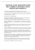 330 FINAL EXAM  QUESTIONS WITH 100&percnt; CORRECT ANSWERS LATEST UPDATE 2025 GRADED A&plus;