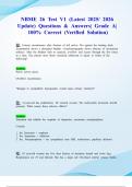 NBME 26 Test V1 &lpar;Latest 2025&sol; 2026 Update&rpar; Questions & Answers&vert; Grade A&vert; 100&percnt; Correct &lpar;Verified Solution&rpar;