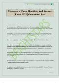 Ucanpass v1 Exam Questions And Answers &vert;Latest 2025 &vert; Guaranteed Pass&period;