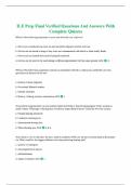 ILE Prep Final Verified Questions And Answers With Complete Quizzes