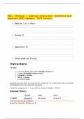 EDLC 554 Quiz 1&colon; Literacy Instruction &vert;Questions and Answers&vert;2025 Update&vert; 100&percnt; Correct&period;