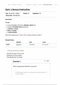  EDLC 554 Quiz 2- Literacy Instruction&vert;Questions and Answers&vert;2025 Update&vert;100&percnt; Correct&period;
