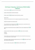 ILE Exam 2 Questions And Answers With Verified Solutions