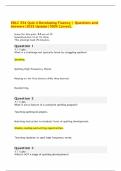 EDLC 554 Quiz 4 Developing Fluency &vert; Questions and Answers&vert;2025 Update&vert;100&percnt; Correct&period;