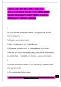 FIRST AID PRACTICE &lpar;TEST 1-3&rpar; EXAM PACKAGE DEAL QUESTIONS AND VERIFIED DETAILED ANSWERS &vert; 100&percnt; GUARANTEED PASS &vert; ALREADY GRADED A&plus;
