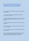 SPU 216 FINAL EXAM QUESTIONS & ANSWERS SOLVED 100&percnt; CORRECT&excl;&excl;