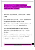 Florida Core Pest 2024&sol;2025 Exam  Questions and Detailed Answers &vert; Get it  100&percnt; Correct Answers