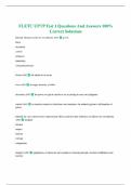FLETC UPTP Test 1 Questions And Answers 100&percnt; Correct Solutions