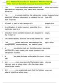 FF1- Wildland Actual Exam Questions With Reviewed  100&percnt; Correct Detailed Answers Guaranteed Pass&excl;&excl;   
