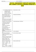 CMY3701- ASSIGNMENT COMPLETE QUESTIONS  AND CORRECT DETAILED ANSWERS SEMESTER 1  2025 
