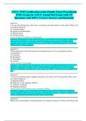 ANCC FNP Certification exam &lpar;Family Nurse Practitioner  &lpar;FNP&rpar; Exam&rpar; by ANCC Actual Past Exam with 175  Questions with 100&percnt; Correct Answers and Rationale 