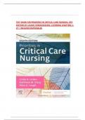 Test Bank for Priorities in Critical Care Nursing&comma; 8th Edition by Lough&comma; 9780323531993&comma; Covering Chapters 1-27 &vert; Includes Rationales
