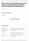 SPEA-V 181 Exam 1 2025 update&vert;comprehensive questions and verified answers &lpar;complete solutions&rpar; ASSURED SUCCESS&vert;GRADE A&plus;&excl;&excl;