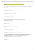 ENTR 187 Test Questions with Correct Answers Latest Update 2025-2026