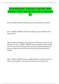 RN ONCOLOGY A RELIAS A SOLVED 100&percnt; CORRECT 2025 &lpar;RELIAS ONC RN A&rpar; GRADED A&plus;