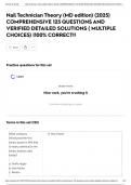 Nail Technician Theory &lpar;MD edition&rpar; &lpar;2025&rpar; COMPREHENSIVE 125 QUESTIONS AND VERIFIED DETAILED SOLUTIONS &lpar; MULTIPLE CHOICES&rpar; &vert;100&percnt; CORRECT&excl;&excl;
