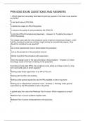 PRN 0092 EXAM QUESTIONS AND ANSWERS