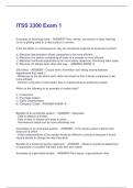 ITSS 3300 EXAM PACKAGE DEAL WITH A GUARANTEED PASS
