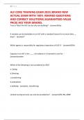 ALF CORE TRAINING EXAM 2025&vert; BRAND NEW ACTUAL EXAM WITH 100&percnt; VERIFIED QUESTIONS AND CORRECT SOLUTIONS&vert; GUARANTEED VALUE PACK&vert; ACE YOUR GRADES&period;