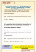 Relias medical surgical RN A Questions and Correct  Detailed Answers &lpar;Verified Answers&rpar; &vert;&vert;Already  Graded A&plus;&vert;&vert;Newest Version