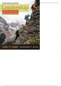 Test Bank for Leadership Theory Application and Skill Development 6th Edition Lussier & Achuad