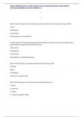 HOSA PHARMACOLOGY LATEST EXAM ACTUAL EXAM 200 QUESTIONS AND CORRECT DETAILED ANSWERS &vert;ALREADY GRADED A&plus;
