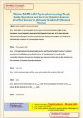 Walden NURS 6630   Questions and Correct Detailed Answers &lpar;Verified Answers&rpar; &vert;&vert;Already Graded A &vert;&vert;Newest Version