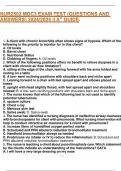 NUR2502 MDC3 EXAM TEST &lpar;QUESTIONS AND ANSWERS&rpar; 2024&sol;2025 &vert;&vert; A&rdquo; GUIDE&period;