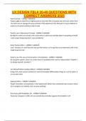 UX DESIGN FBLA 20-40 QUESTIONS WITH CORRECT ANSWERS 2025