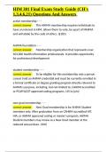 HIM 301 Final Exam Study Guide &lpar;CH-s 1&comma;3&comma;4&comma;6&comma;21&rpar; Questions And Answers&period;docx