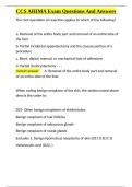 CCS AHIMA Exam Questions And Answers&period;docx