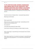 TC PPL WRITTEN EXAM&colon; GENERAL KNOWLEDGE 2025&vert; BRAND NEW ACTUAL EXAM WITH 100&percnt; VERIFIED QUESTIONS AND CORRECT SOLUTIONS&vert; GUARANTEED VALUE PACK&vert; ACE YOUR GRADES&period;