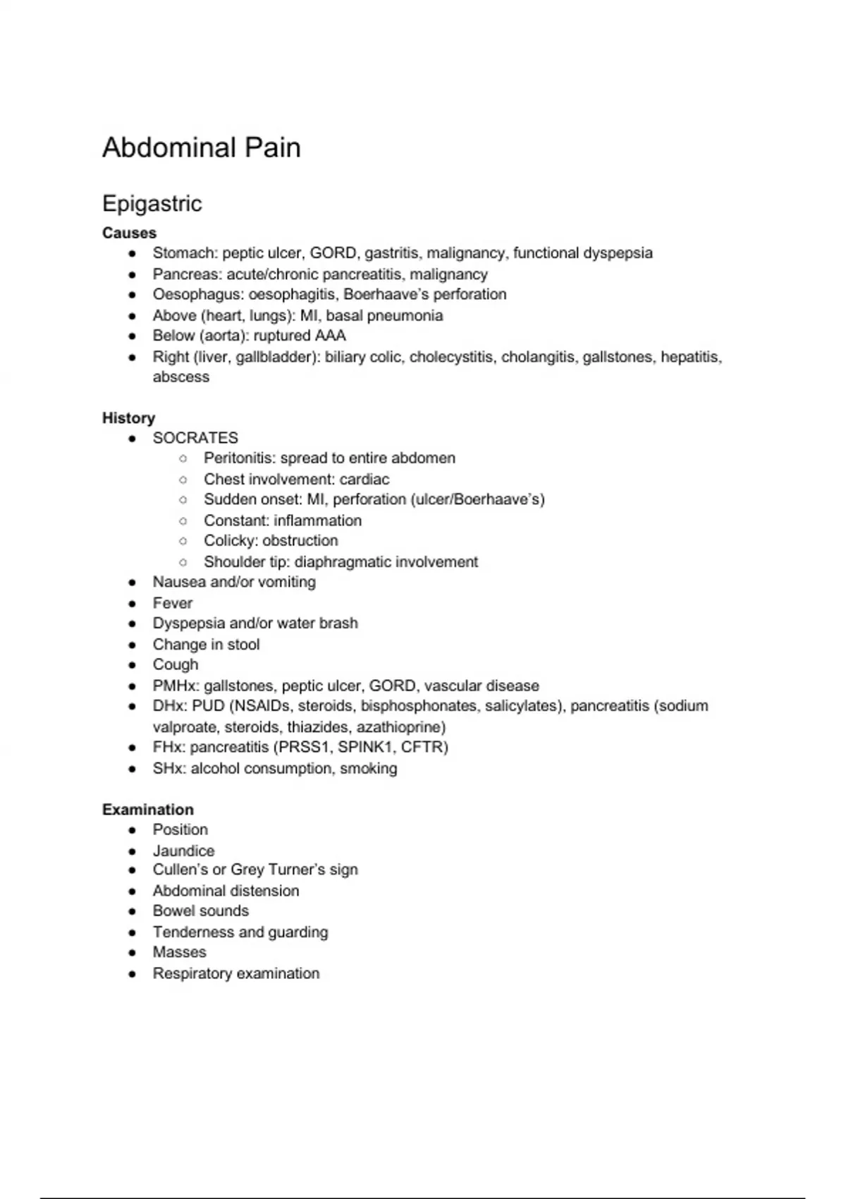 Differential Diagnosis and Management of Abdominal Pain - Medicine ...