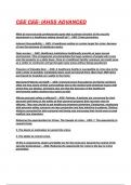 CEE CEE- IAHSS ADVANCED EXAM QUESTIONS WITH CORRECT ANSWERS 2025&sol;2026&lpar; A&plus; GRADED 100&percnt; VERIFIED&rpar;&period;