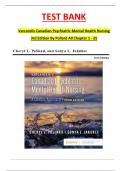 TEST BANK Varcarolis Canadian Psychiatric Mental Health Nursing 3rd Edition By Pollard All Chapter 1 - 35