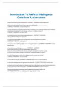 Packaging deal for Introduction To Artificial Intelligence Questions And Answers