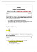 FIN3703 ASSESMENT 1 SEM 1 OF 2025 EXPECTED QUESTIONS AND ANSWERS