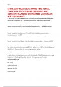 SNHD AEMT EXAM 2025&vert; BRAND NEW ACTUAL EXAM WITH 100&percnt; VERIFIED QUESTIONS AND CORRECT SOLUTIONS&vert; GUARANTEED VALUE PACK&vert; ACE YOUR GRADES&period;