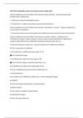 PSYC 349 Test Questions with Correct Answers Latest Update 2025