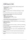 CCSS Exam 2 - SLS Question and answers graded A&plus; 2025&sol;2026