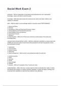 Social Work Exam 2 quiz question and answers graded A&plus; 2025&sol;2026