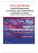 test bank for applied pathophysiology a conceptual approach 4th edition by judi nath carie braun
