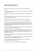 Basic Skills&colon; Exam 2 question and answers graded A&plus; 2025&sol;2026