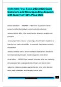 NUR 2500 Final Exam 2024&sol;2025 Exam  Questions and Corresponding Answers  with Surety of 100&percnt; Pass Mark
