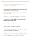 PETCO DTIP EXAM 2025 WITH 100&percnt; CORRECT ANSWERS
